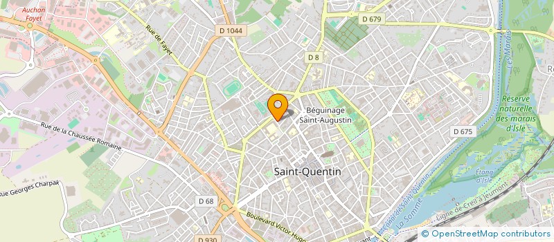 localisation de l'entreprise MADAME VALERIE DE VREESE à SAINT-QUENTIN