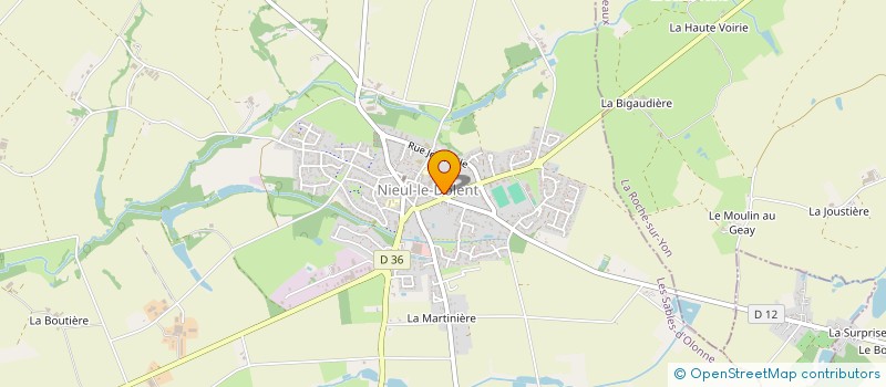 localisation de l'entreprise MADAME VALERIE DEBIEN à NIEUL-LE-DOLENT