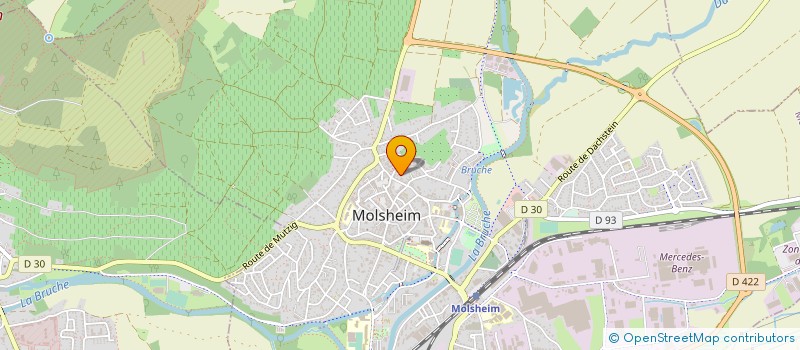 localisation de l'entreprise MADAME VALERIE DEBLOCK à MOLSHEIM