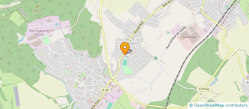 localisation de l'entreprise MADAME VALERIE DEBRE  VALMONT