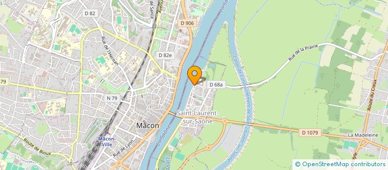 localisation de l'entreprise MADAME VALERIE DECAILLE  MACON