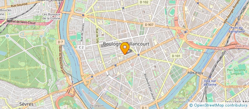 localisation de l'entreprise MADAME VALERIE DECAUX à BOULOGNE-BILLANCOURT