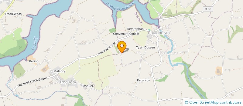 localisation de l'entreprise MADAME VALERIE DECEIRE  LA ROCHE-JAUDY