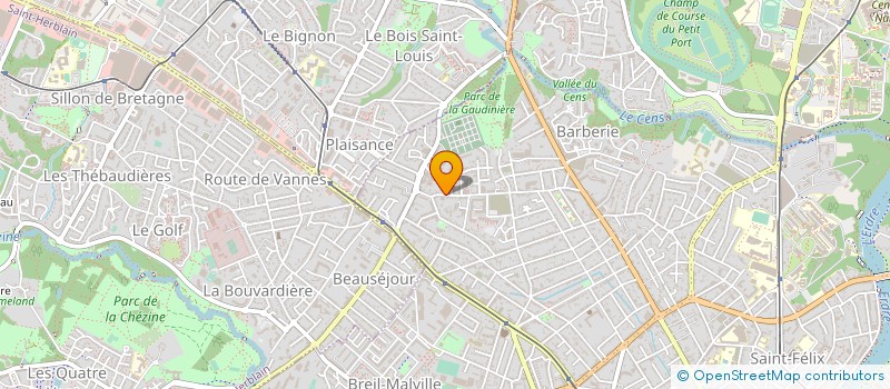 localisation de l'entreprise MADAME VALERIE DECHAMP à NANTES
