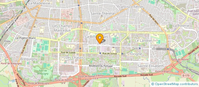 localisation de l'entreprise MADAME VALERIE DECONINCK  RENNES