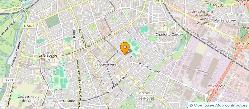 localisation de l'entreprise MADAME VALERIE DECONINQUE  CORMELLES-LE-ROYAL