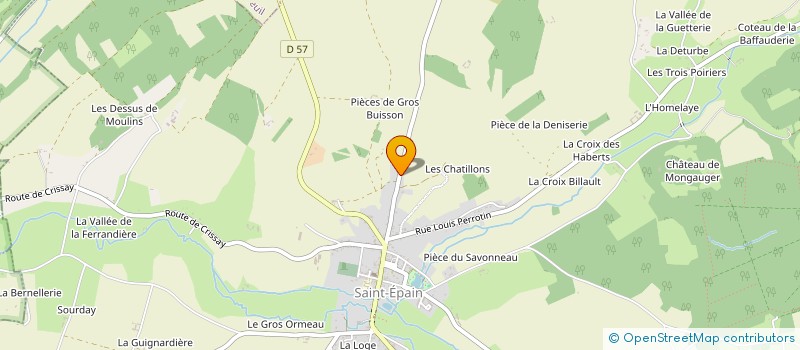 localisation de l'entreprise MADAME VALERIE DEES à SAINT-EPAIN