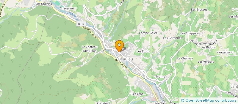 localisation de l'entreprise MADAME VALERIE DEFOUR  BEAUJEU