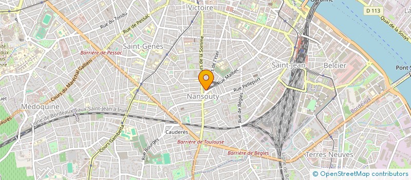 localisation de l'entreprise MADAME VALERIE DEGENNE  BORDEAUX