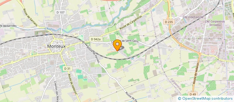 localisation de l'entreprise MADAME VALERIE DEGIOANNI  MONTEUX