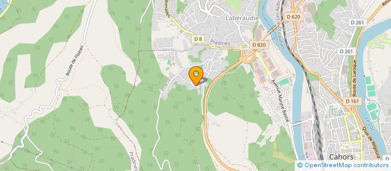 localisation de l'entreprise MADAME VALERIE DEGUILHEM  LA REOLE