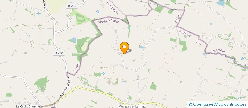 localisation de l'entreprise MADAME VALERIE DEININGER  PERGAIN-TAILLAC