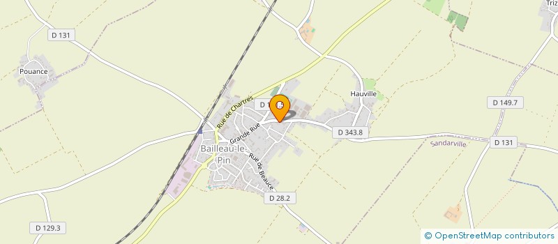 localisation de l'entreprise MADAME VALERIE DELABROUILLE à BAILLEAU-LE-PIN