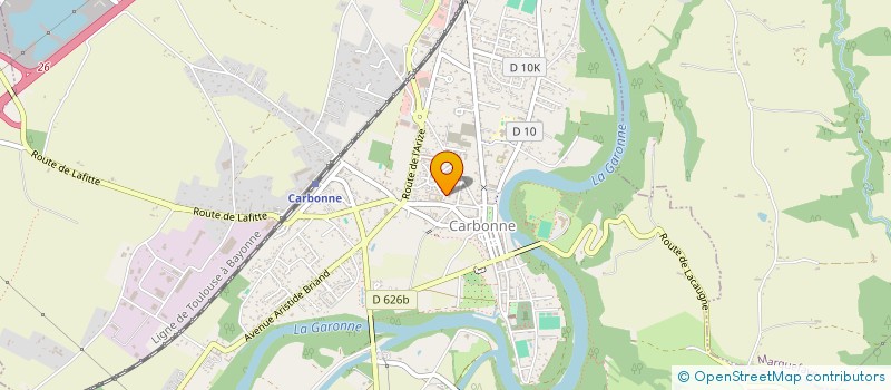 localisation de l'entreprise MADAME VALERIE DELAGRANGE  CARBONNE