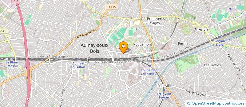 localisation de l'entreprise MADAME VALERIE DELALANDRE à AULNAY-SOUS-BOIS