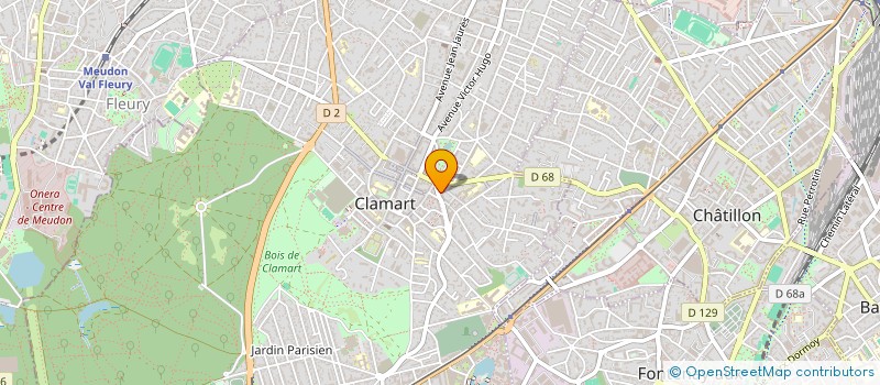 localisation de l'entreprise MADAME VALERIE DELATTRE à CLAMART