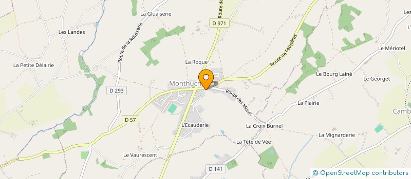 localisation de l'entreprise MADAME VALERIE DELAUNAY  MONTHUCHON