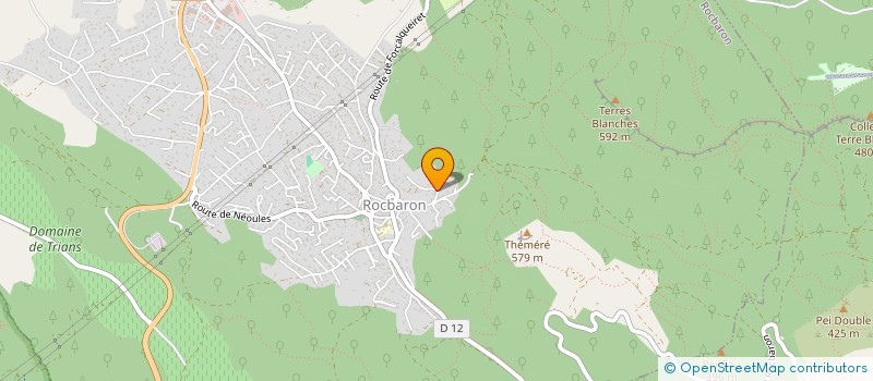 localisation de l'entreprise MADAME VALERIE DELAUNE  ROCBARON