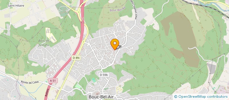 localisation de l'entreprise MADAME VALERIE DELEFORGE  BOUC-BEL-AIR
