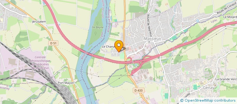 localisation de l'entreprise MADAME VALERIE DELFIEU à MASSIEUX