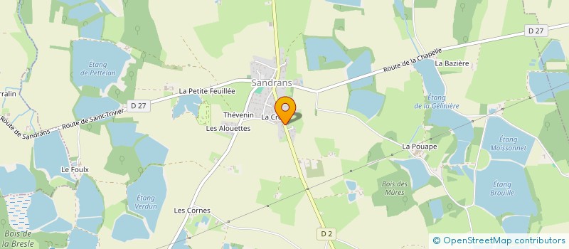 localisation de l'entreprise MADAME VALERIE DELHOME  SANDRANS