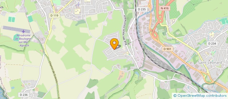 localisation de l'entreprise MADAME VALERIE DELLIAUX  OUTREAU