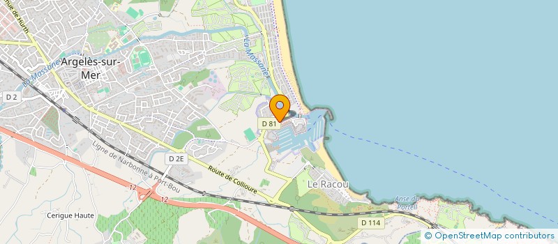 localisation de l'entreprise MADAME VALERIE DELMAS à ARGELES-SUR-MER