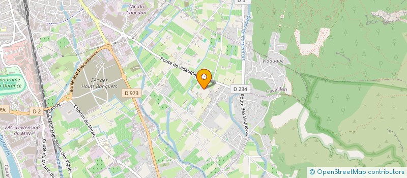 localisation de l'entreprise MADAME VALERIE DELONNETTE  CAVAILLON