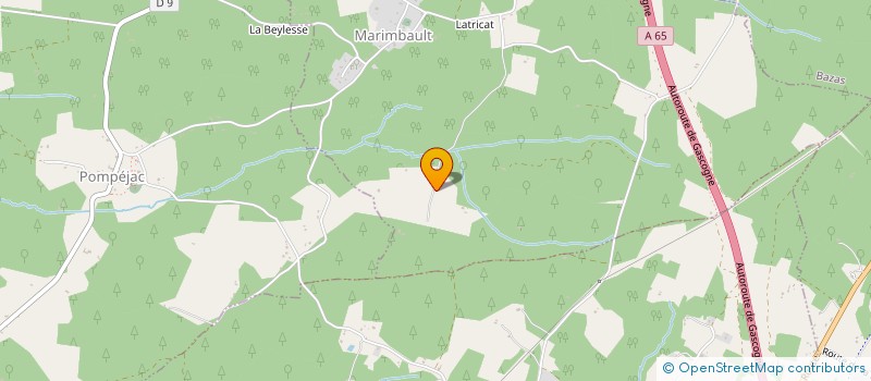 localisation de l'entreprise MADAME VALERIE DELOUBES  BAZAS