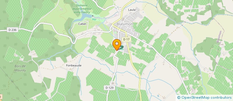 localisation de l'entreprise MADAME VALERIE DELPECH  BLASIMON