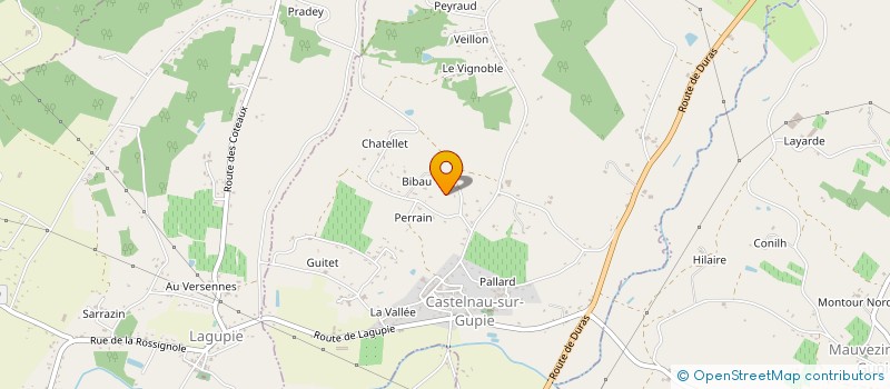 localisation de l'entreprise MADAME VALERIE DELPHINE OUVRARD  CASTELNAU-SUR-GUPIE