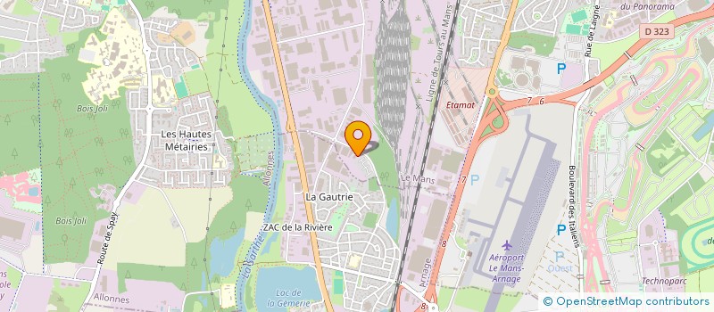 localisation de l'entreprise MADAME VALERIE DEMEULEMESTER  LE MANS