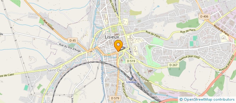 localisation de l'entreprise MADAME VALERIE DEMOL à LISIEUX