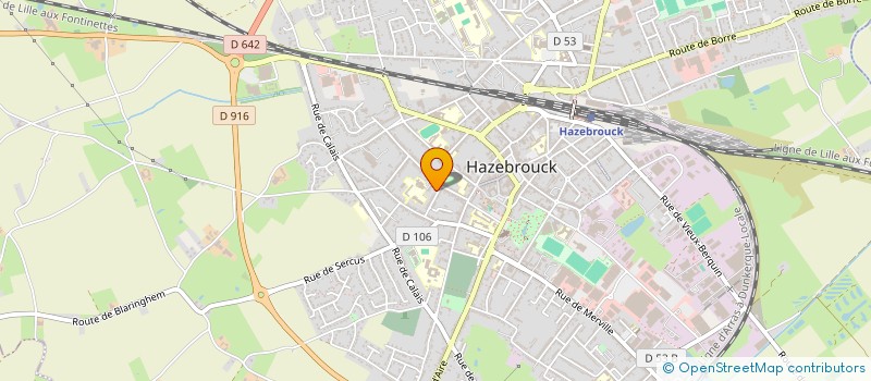 localisation de l'entreprise MADAME VALERIE DEMON à HAZEBROUCK