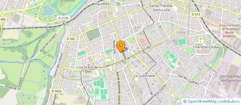 localisation de l'entreprise MADAME VALERIE DEMORTIER à CAEN
