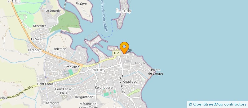 localisation de l'entreprise MADAME VALERIE DEMOULIERE  LOCTUDY