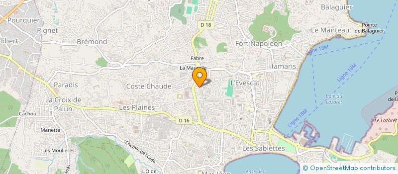 localisation de l'entreprise MADAME VALERIE DEMOULIN à LA SEYNE-SUR-MER