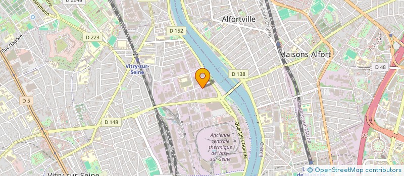 localisation de l'entreprise MADAME VALERIE DENIS  VITRY-SUR-SEINE