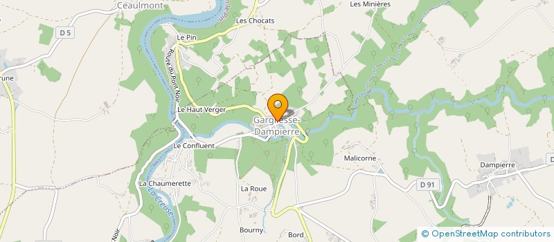 localisation de l'entreprise MADAME VALERIE DENIS à GARGILESSE-DAMPIERRE