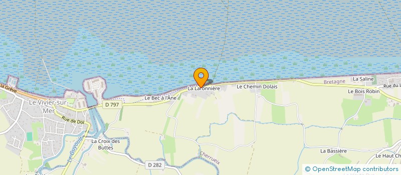 localisation de l'entreprise MADAME VALERIE DENOT  CHERRUEIX