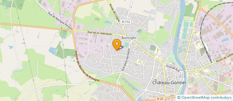 localisation de l'entreprise MADAME VALERIE DERSOIR à CHATEAU-GONTIER-SUR-MAYENNE