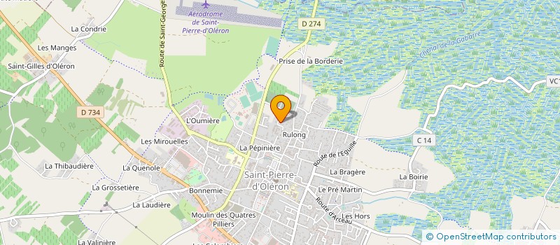 localisation de l'entreprise MADAME VALERIE DESAGE  SAINT-PIERRE-D OLERON