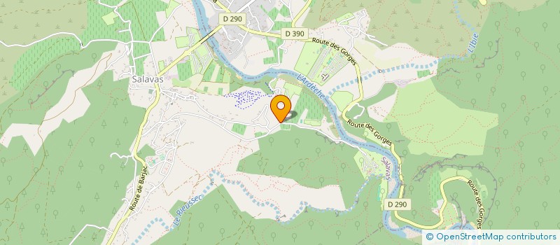 localisation de l'entreprise MADAME VALERIE DESCHEEMAEKER  SALAVAS