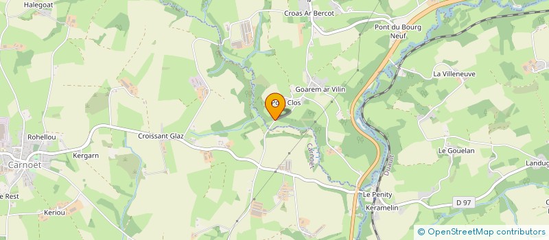 localisation de l'entreprise MADAME VALERIE DESLANDES  PLUSQUELLEC