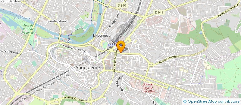 localisation de l'entreprise MADAME VALERIE DESNOUEL à ANGOULEME