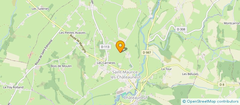 localisation de l'entreprise MADAME VALERIE DESVERNAY  VARENNE-L'ARCONCE