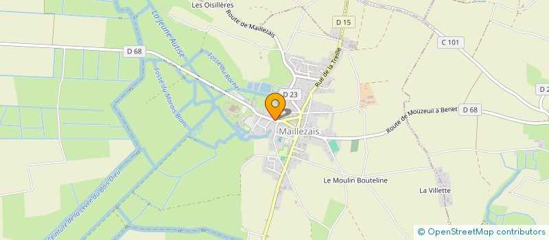 localisation de l'entreprise MADAME VALERIE DEVIERS  MAILLEZAIS