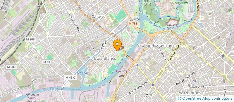 localisation de l'entreprise MADAME VALERIE DEVILLE  LILLE