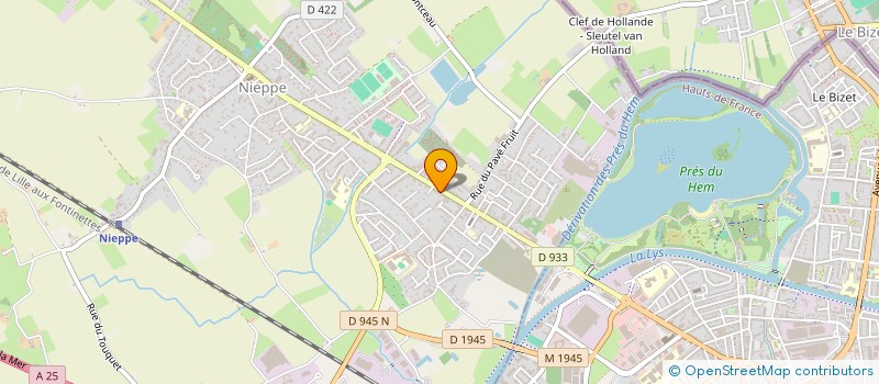 localisation de l'entreprise MADAME VALERIE DEVOS  NIEPPE