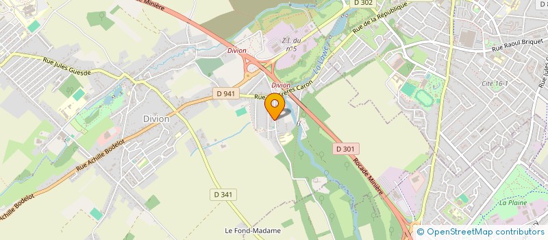 localisation de l'entreprise MADAME VALERIE DEVRIENDT  DIVION